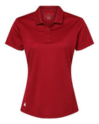 Adidas Women's Performance Piqué Polo - Power Red