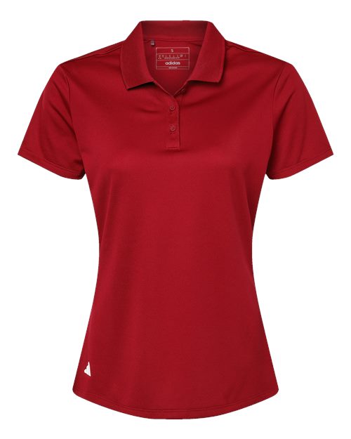 Adidas Women's Performance Piqué Polo - Power Red
