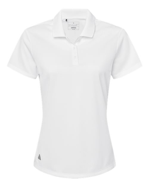 Adidas Women's Performance Piqué Polo - White