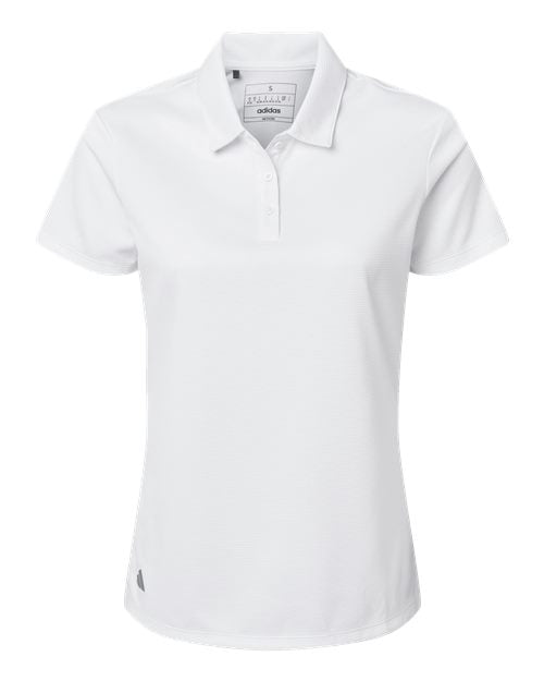 Adidas Women's Micro Piqué Polo - White