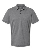 Adidas Men's Heathered Polo - Black Melange