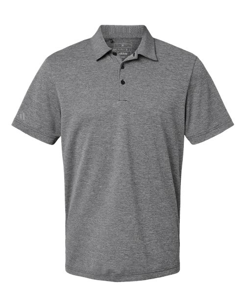 Adidas Men's Heathered Polo - Black Melange