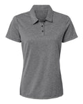 Adidas Women's Heathered Polo - Black Melange