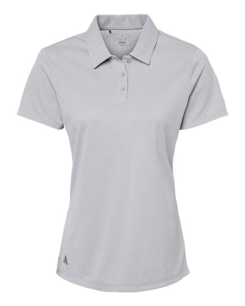 Adidas Women's Heathered Polo - Grey Two Melange