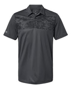 Adidas Men's Camo Chest Print Polo - Grey Six