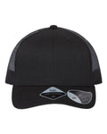 Atlantis Headwear Sustainable Trucker Cap - Black/ Black