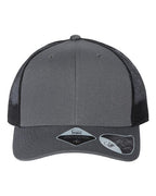 Atlantis Headwear Sustainable Trucker Cap - Dark Grey/ Black