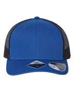 Atlantis Headwear Sustainable Trucker Cap - Royal/ Black