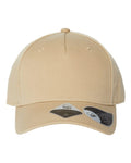 Atlantis Headwear Sustainable Five-Panel Cap - Khaki