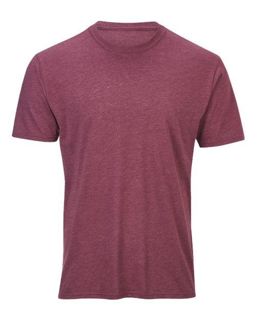 Boxercraft Unisex Tri-Blend T-Shirt - Maroon Heather