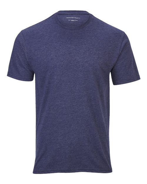 Boxercraft Unisex Tri-Blend T-Shirt - Navy Heather