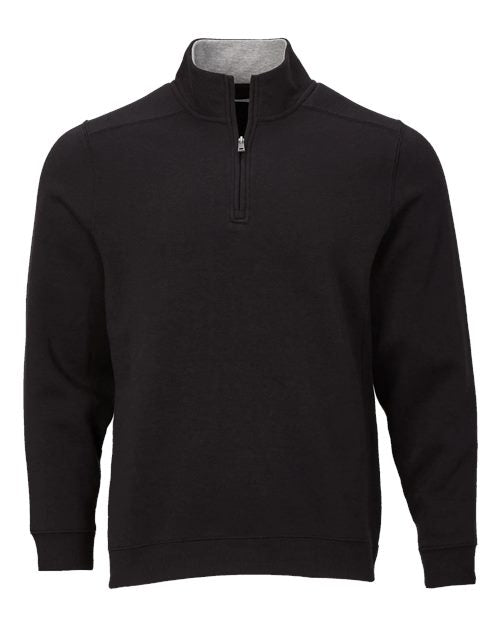 Boxercraft Unisex Fleece Quarter-Zip Pullover - Black