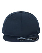 Atlantis Headwear Sustainable Flat Bill Cap - Navy