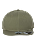 Atlantis Headwear Sustainable Flat Bill Cap - Olive