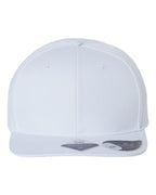 Atlantis Headwear Sustainable Flat Bill Cap - White