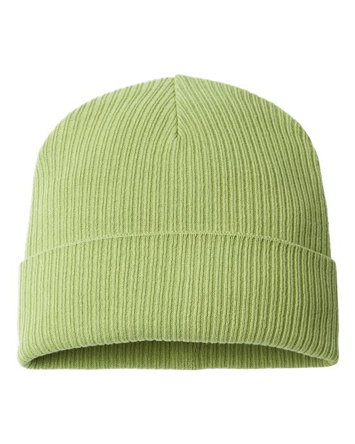 Atlantis Headwear Sustainable Cuffed Beanie - Leaf Green