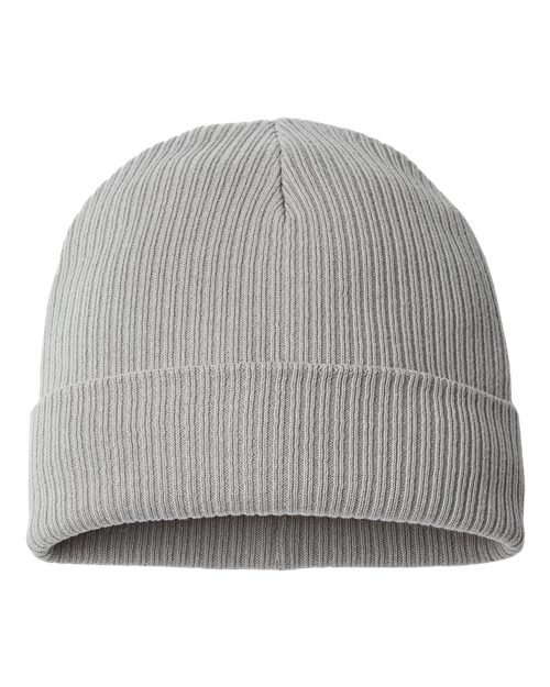 Atlantis Headwear Sustainable Cuffed Beanie - Light Grey