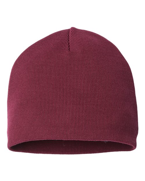 Atlantis Headwear Sustainable Beanie - Burgundy