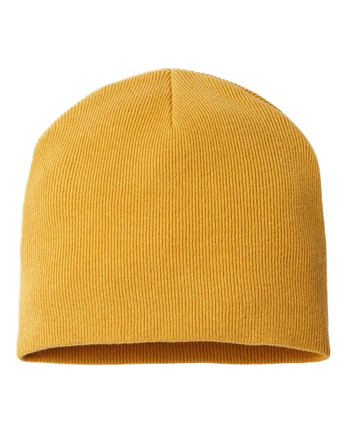 Atlantis Headwear Sustainable Beanie - Mustard Yellow