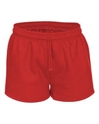 Badger Women's Athletic Fleece Shorts - Red