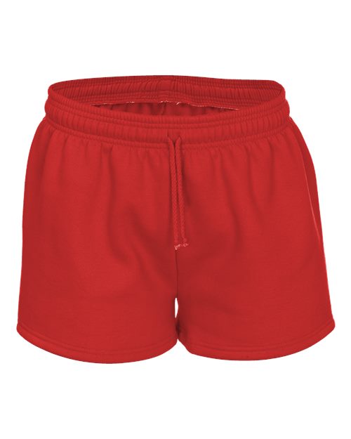 Badger Women's Athletic Fleece Shorts - Red