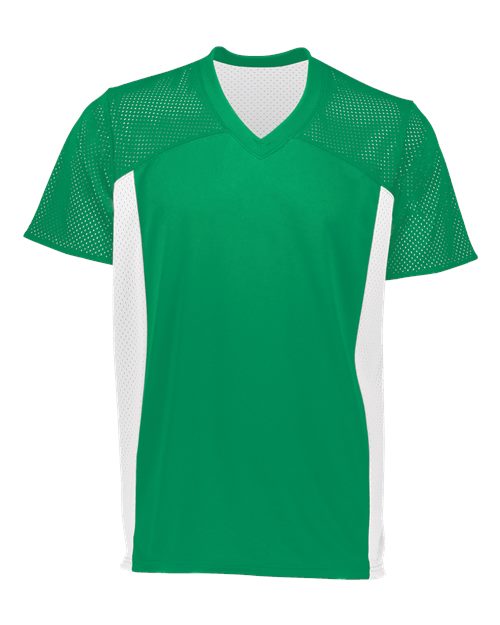 Augusta Sportswear Youth Reversible Flag Football Jersey - Kelly/ White