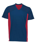 Augusta Sportswear Youth Reversible Flag Football Jersey - Navy/ Scarlet