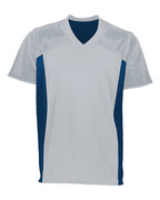 Augusta Sportswear Youth Reversible Flag Football Jersey - Silver/ Navy