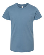 BELLA + CANVAS Youth Jersey Tee (Part 2 of 2) - Steel Blue