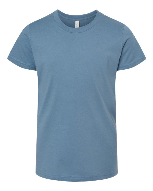 BELLA + CANVAS Youth Jersey Tee (Part 2 of 2) - Steel Blue