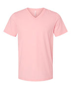 BELLA + CANVAS Unisex Jersey V-Neck Tee (Part 1 of 2) - Pink