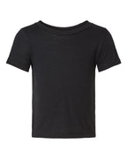 BELLA + CANVAS Infant Triblend Tee - Solid Black Triblend