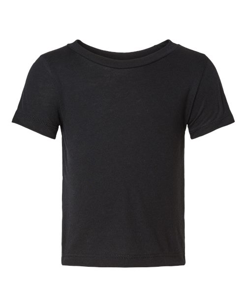 BELLA + CANVAS Infant Triblend Tee - Solid Black Triblend