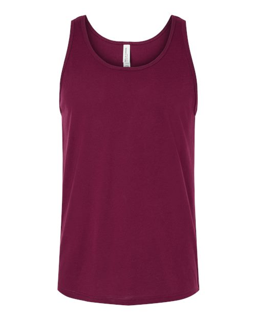 BELLA + CANVAS Jersey Tank - Maroon