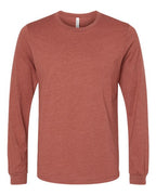 BELLA + CANVAS Heather CVC Long Sleeve Tee (Part 1 of 3) - Heather Clay