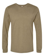 BELLA + CANVAS Heather CVC Long Sleeve Tee (Part 2 of 3) - Heather Olive