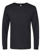 BELLA + CANVAS Unisex Triblend Long Sleeve Tee (Part 1 of 2) - Black Heather Triblend