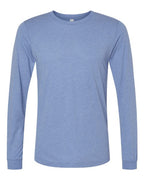 BELLA + CANVAS Unisex Triblend Long Sleeve Tee (Part 1 of 2) - Blue Triblend