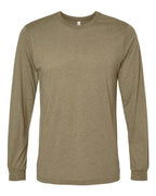BELLA + CANVAS Unisex Triblend Long Sleeve Tee (Part 1 of 2) - Olive Triblend