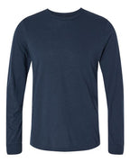 BELLA + CANVAS Unisex Triblend Long Sleeve Tee (Part 2 of 2) - Solid Navy Triblend