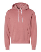 BELLA + CANVAS Unisex Sponge Fleece Hoodie Sweatshirt (Part 2 of 4) - Heather Mauve