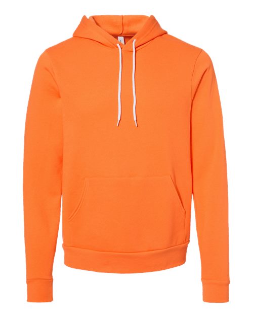 BELLA + CANVAS Unisex Sponge Fleece Hoodie Sweatshirt (Part 3 of 4) - Orange