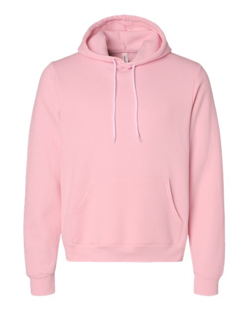 BELLA + CANVAS Unisex Sponge Fleece Hoodie Sweatshirt (Part 3 of 4) - Pink