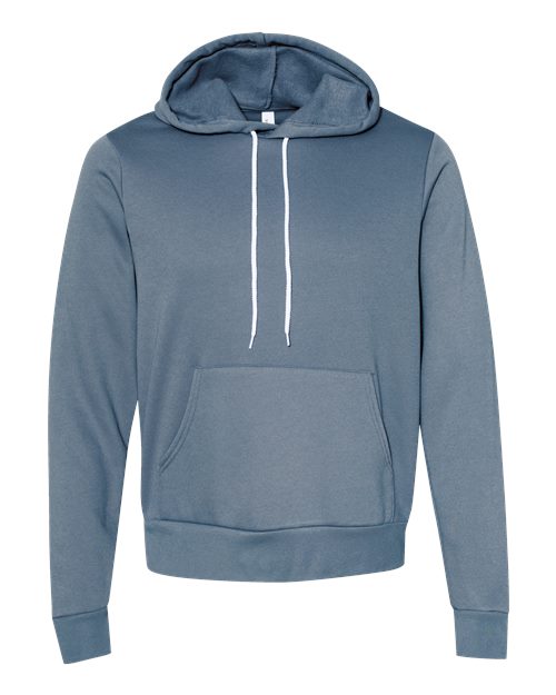 BELLA + CANVAS Unisex Sponge Fleece Hoodie Sweatshirt (Part 4 of 4) - Steel Blue