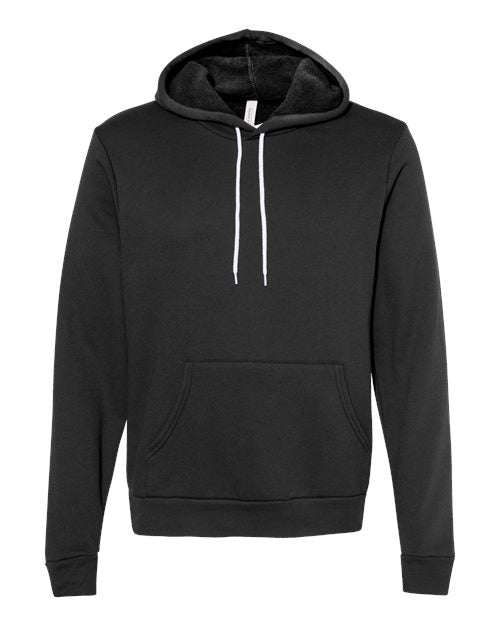 BELLA + CANVAS Unisex Sponge Fleece Hoodie Sweatshirt (Part 4 of 4) - Vintage Black