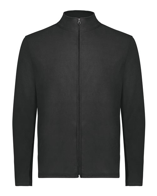 Augusta Sportswear Unisex Eco Revive™ Micro-Lite Fleece Full-Zip Jacket - Black
