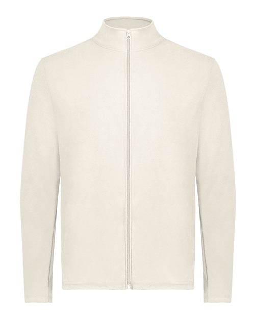 Augusta Sportswear Unisex Eco Revive™ Micro-Lite Fleece Full-Zip Jacket - Oyster