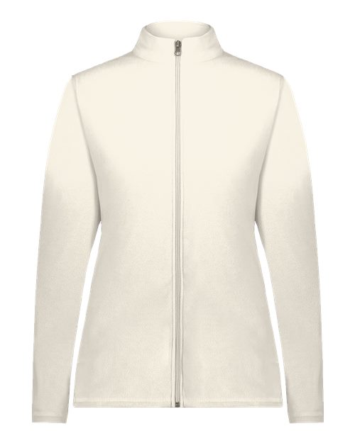 Augusta Sportswear Women's Eco Revive™ Micro-Lite Fleece Full-Zip Jacket - Oyster
