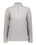 Augusta Sportswear Women's Eco Revive™ Micro-Lite Fleece Quarter-Zip Pullover - Athletic Grey