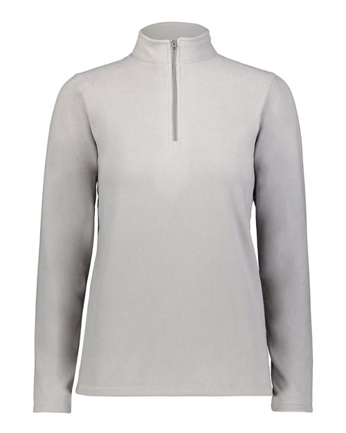 Augusta Sportswear Women's Eco Revive™ Micro-Lite Fleece Quarter-Zip Pullover - Athletic Grey